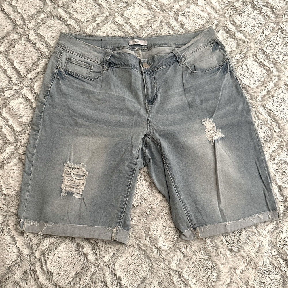 YMI Cuffed Bermuda Shorts